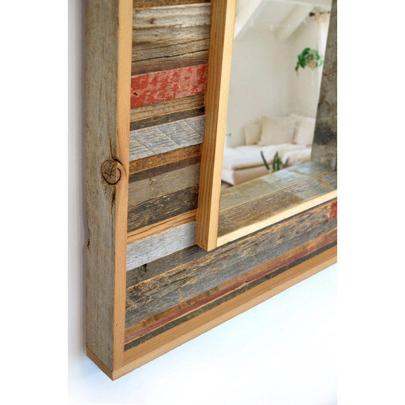 Wood Rectangle Mirror