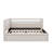 Full Size Fully Upholstered Platform Bed With USB Connectivity, LED Lighting, And Trundle Bed-162050127