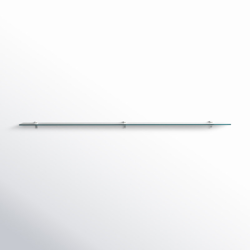 Electra Floating Shelf, White, 2.86" H x 60" W x 8.5" D