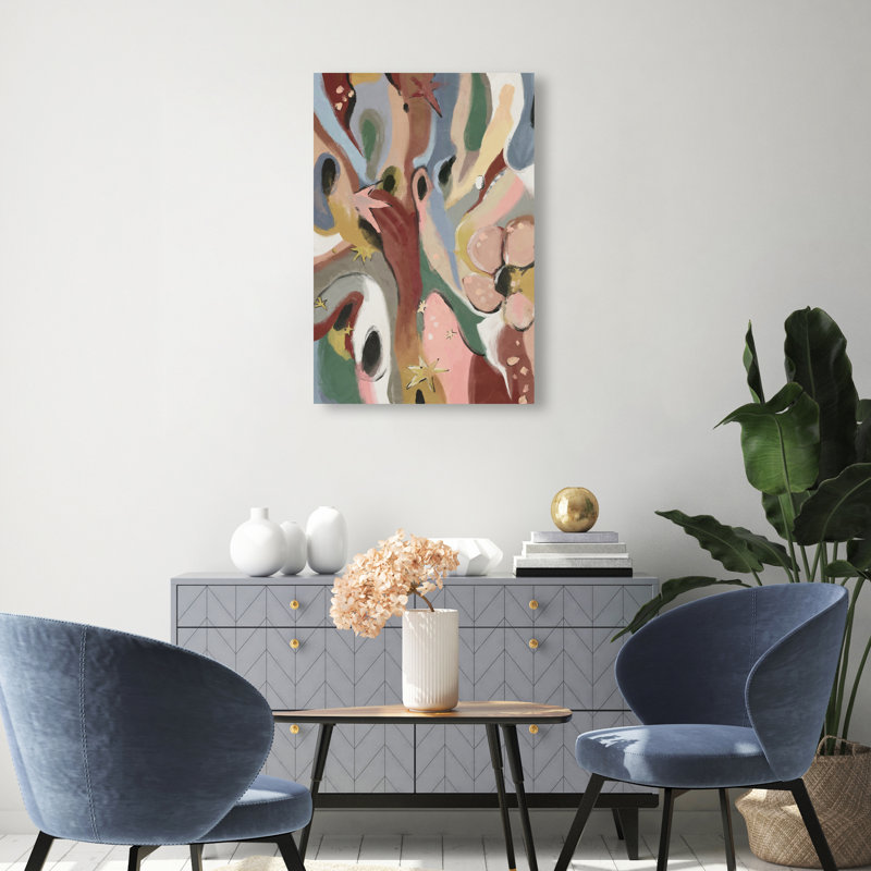 Modern Folk I Print by Oliver Gal, 15"H x 10"W, Gallery Wrapped