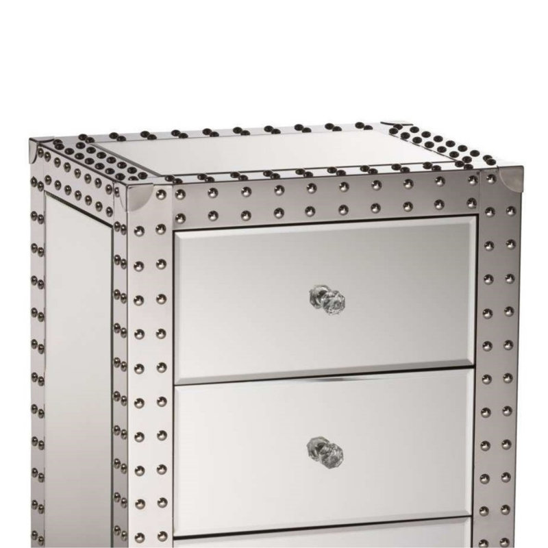 Table de chevet moderne de 14 po avec tiroir pour chambre à coucher et petits espaces Devdaksh