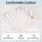 Outdoor Garden Rattan Egg Swing Chair Hanging Chair PE Hanging Chair  WHITE-1479009897