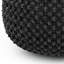 Pouf rond en velours de 20 pouces de largeur