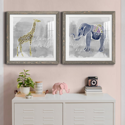 «Stand Tall», ensemble de 2 peintures