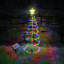 2'ft Solar LED Pre-Lit Spiral Outdoor Christmas Tree - Holiday Decor Stake Light-53945721