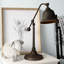 Lampe de bureau 37,5 po bronze