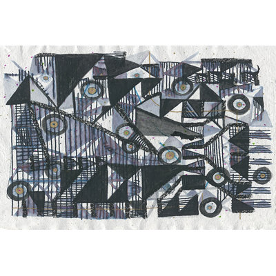 Circles & Triangles - Painting on Canvas