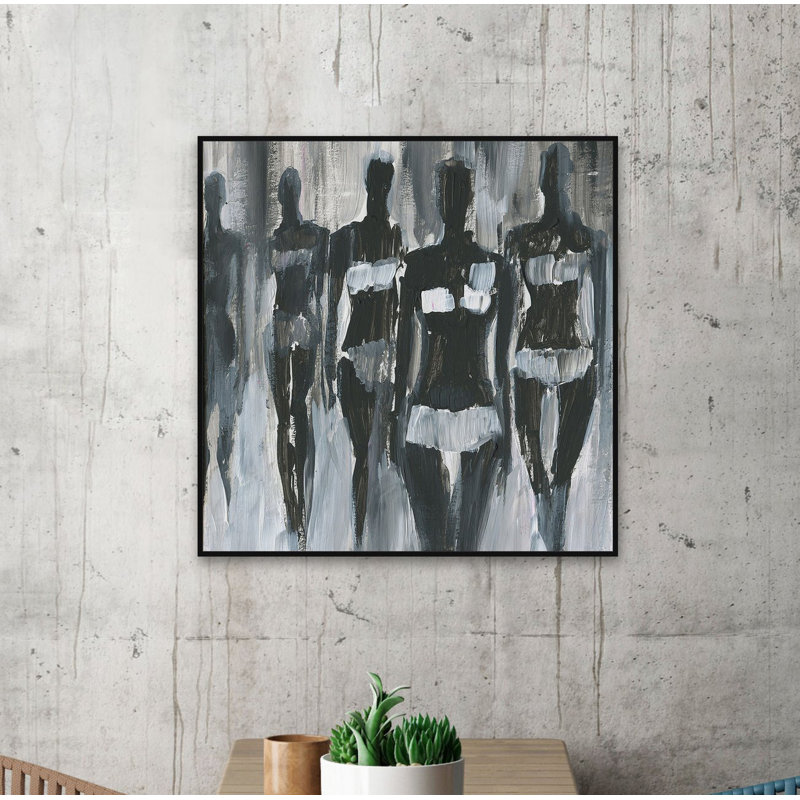 « night catwalk »-reproduction d’image sur toile, H 12 po x l 12 po