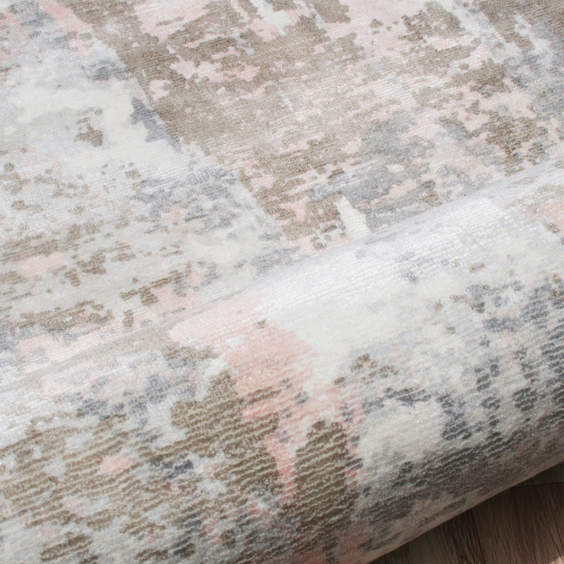 Hand Loomed Abstract Indoor Rug, Rectangle 9' x 12'