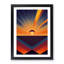 Fascinating Abstract Sunset - Single Picture Frame Print-79810583-79810584