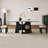 French Retro Light Luxury Rectangular Dining Table Pedestal Dining Set-101135372
