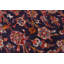 Tapis rétro en laine noué à la main bleu antique rouge Cornish 9 pi 10 po x 13 pi 8 po