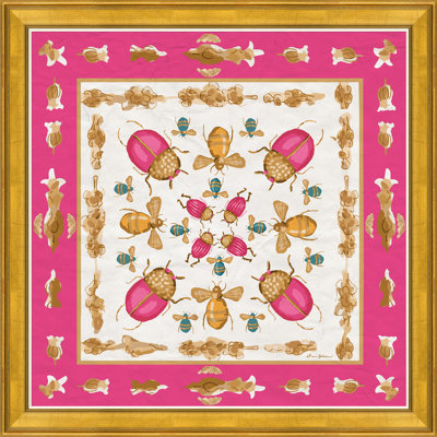 Animals and Insects Framed Acrylic Painting Print by Dana Gibson