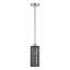 Mini-luminaire suspendu en nickel brossé 1 lumière Cassiday-121436228-121436226