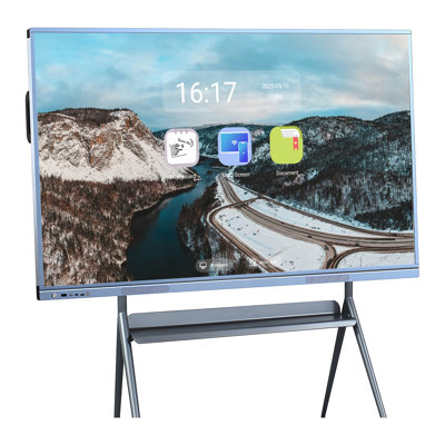 JYXCN Smart Board?Wireless 4K Interactive?Multi-Touch White Board 65 Inch for Mobile Device Mirroring for Small Business/Startup/Classroom?