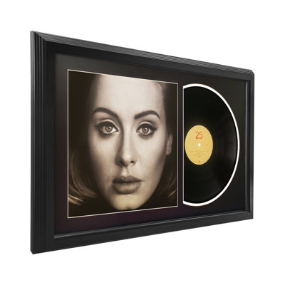 Adele "25" Framed Record with White Mat