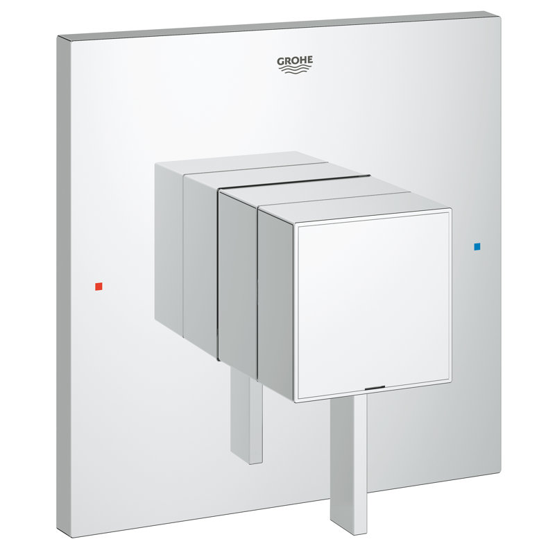 Eurocube® Square Single Function Pressure Balance Faucet Trim