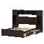 Lit en bois avec armoire-850540454