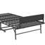Lit pliant avec tête de lit réglable, matelas en mousse viscoélastique de 5 po