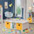 RiverRidge Kids 2pc Fabric Collapsible Storage Cube Organizers with Handles for Playroom Organization - Golden Yellow-209545390