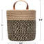 2 paniers suspendus - Panier mural en corde de coton avec poignée, panier de rangement suspendu, panier de rangement pour paniers de rangement - panier à plantes tissé-2109764695