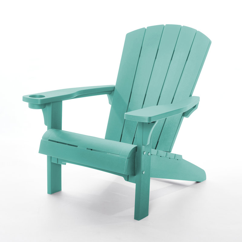 Keter Alpine Adirondack Chair, Teal, 1