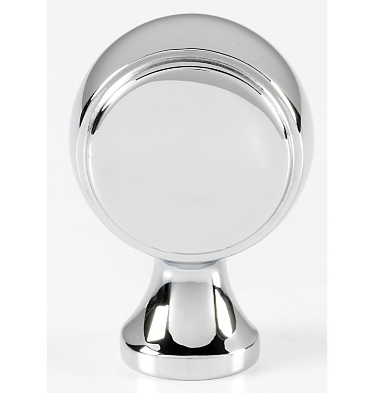 Royale Round Knob, Polished Chrome