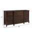 Commode 9 tiroirs en bois massif l 63 po-1606028159
