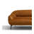 Cognac Leather Loveseat