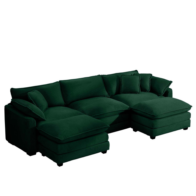 Canapé-lit modulaire Modern, Vert