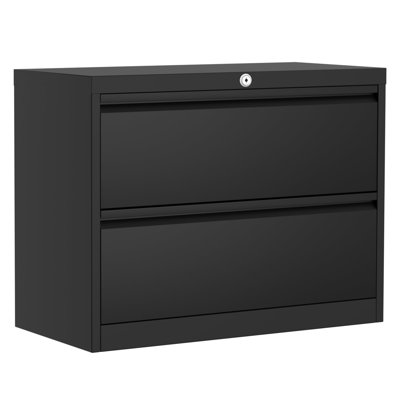 88cm Wide 2 -Drawer Steel File Cabinet