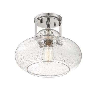 Deebora Glass Semi Flush Mount