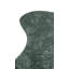 Table basse sculpturale en marbre vert Inde avec silhouette ronde et base revêtue de marbre