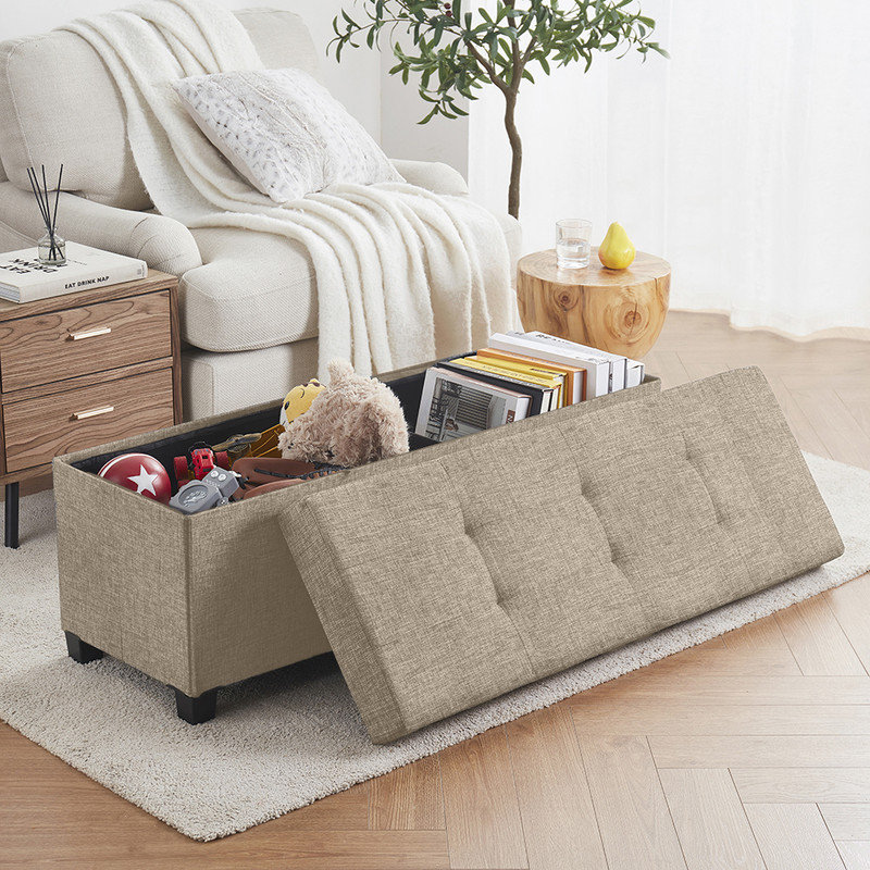 Banc long pliable Pehrson, Taupe