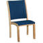 Riviera Teak Outdoor Sling Stacking Dining Chair-1136426470