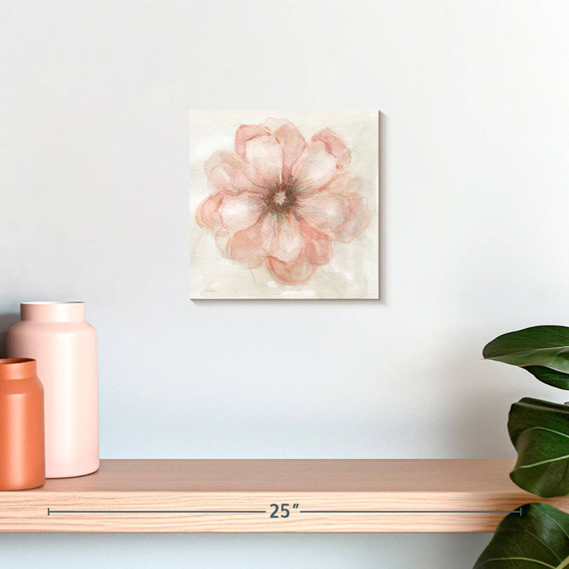 Pink Posy II, 10" H x 10" W