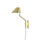 Pitch Single Light Dimmable Plug-in Swing Arm Sconce