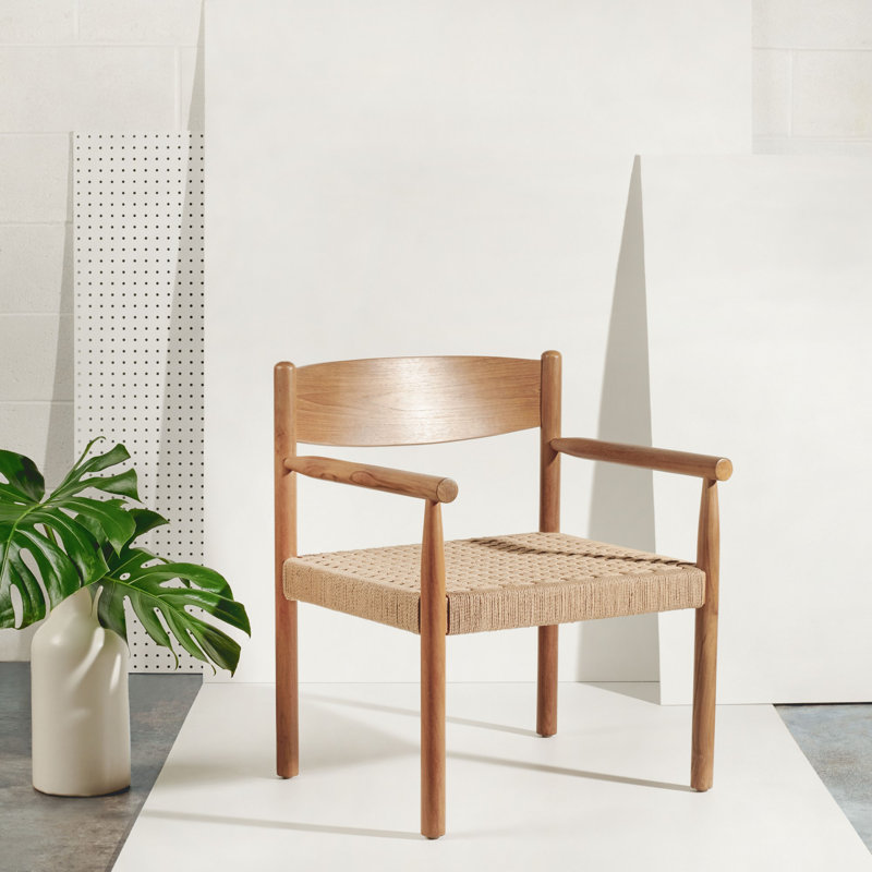 Fauteuil Lyydia de 24,75 po de largeur, Naturel