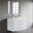 49'' Wall Mounted Double Bathroom Vanity with Solid Surface Top-93549443-93549444