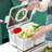 Fruit Storage Containers For Fridge,Refrigerator Organizer Bins With Lids,3 Removable Containers For Food,Fridge Organizers And Storage,Stackable Produce Berry Veggie Stay Fresh Containers