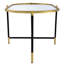 Table basse avec cadre en miroir