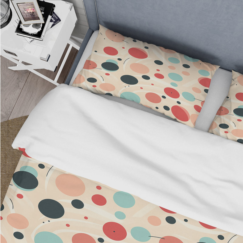 Ensemble de housse de couette Nostalgic Charm, Housse de couette pour grand lit et 2 taies décor