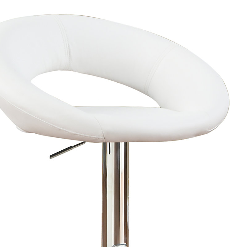 Tabourets de bar, Blanc / Blanc