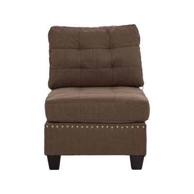 Meuble de salon capitonné sans accoudoirs 1pc