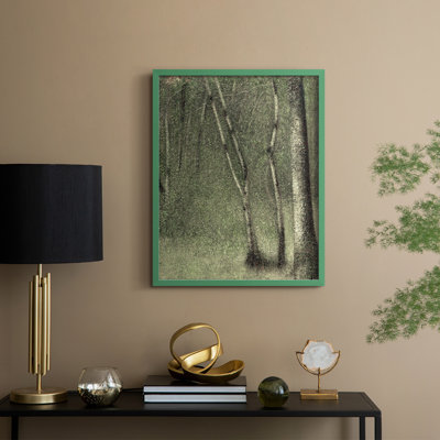 Reproduction encadrée vintage en bois massif CLxxviii