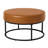 31.5'' Round Upholstered Ottoman with Storage Iron Frame-1053758103