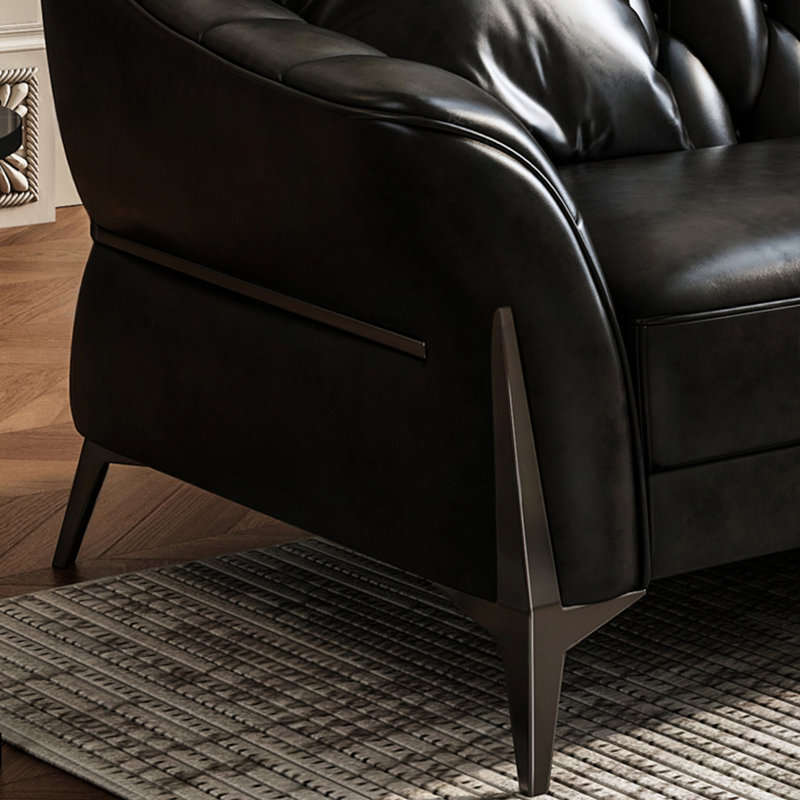 American retro style straight-row sofa