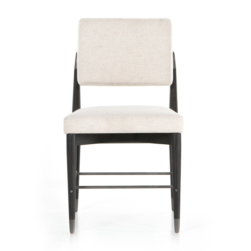 Anton Upholstered Dining Chair, Ivory Fabric