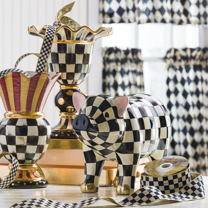 Courtly Check® Pig Figurine