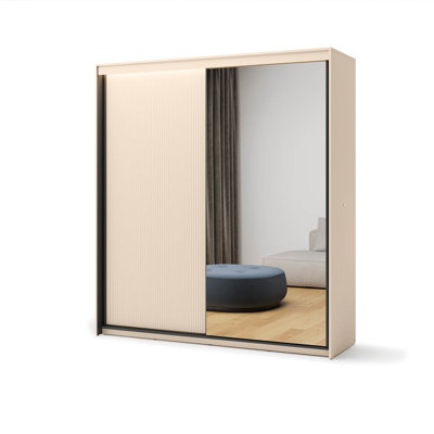 2 Door Manufactured Wood Wardrobe